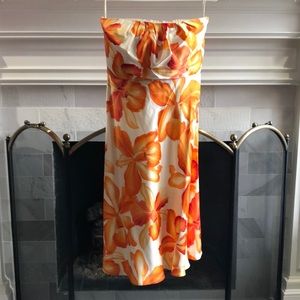 Silk tropical dress